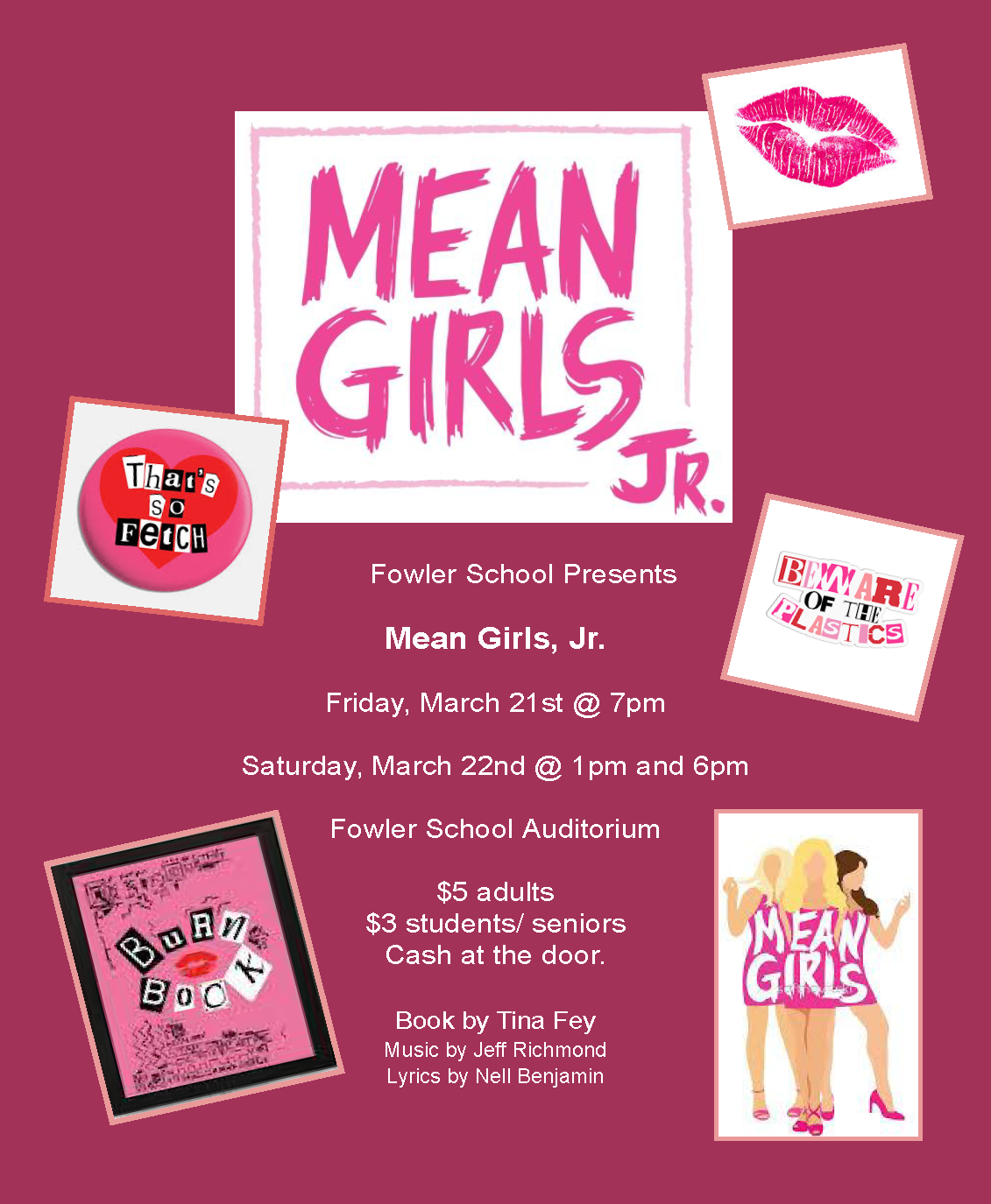 Mean Girls Poster for the Fowler School